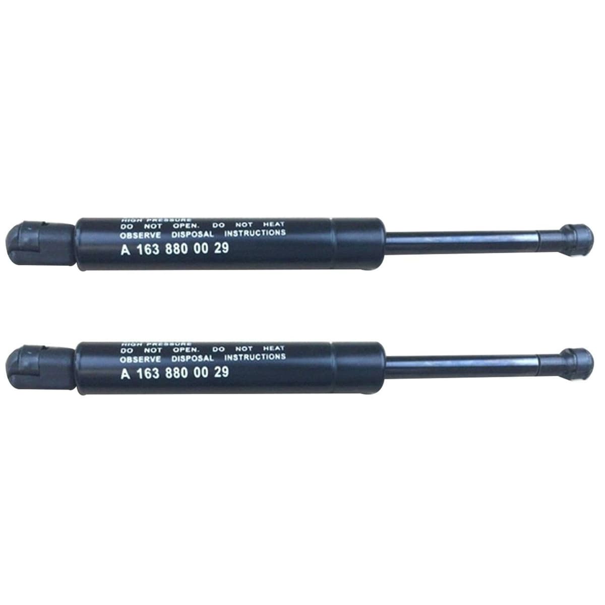 2PCS Hood Lift Supports Shock Strut For Mercedes Benz W163 ML320 ML500 ML55 AMG