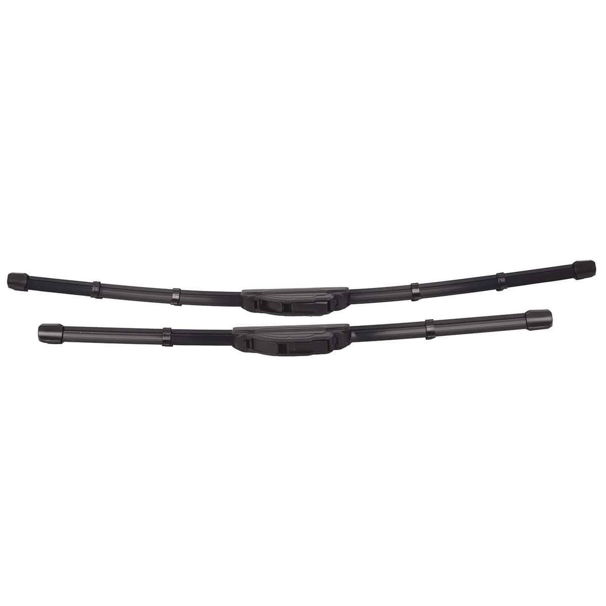 5Min Dry Brush Coating Clearer Vision In Rainy Days Black Wiper Blade 24"+18"
